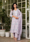 Hatheli's Women's Pure Cotton Printed handwork Kurta set with Dupatta